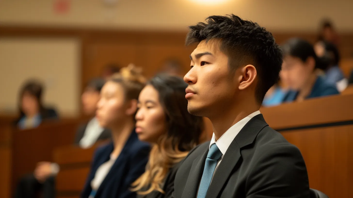 a stark, dramatic courtroom scene captures a tense moment as a prosecutor passionately outlines the connection between reckless driving and manslaughter charges, with focused expressions on the jurors' faces illuminated by harsh overhead lights.
